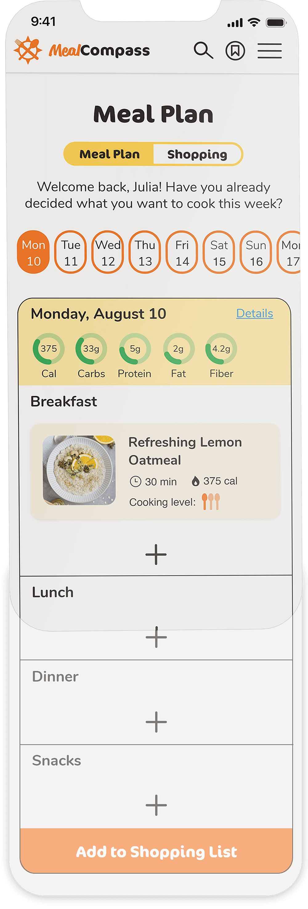 Meal Compass Mass Mockup